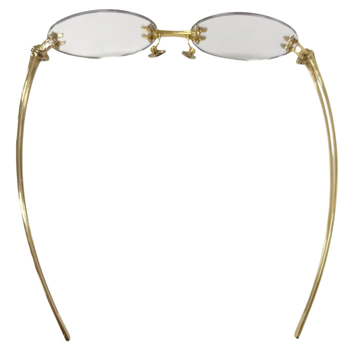 Excellent GENTLE MONSTER Glasses NODE 030 Two point gold