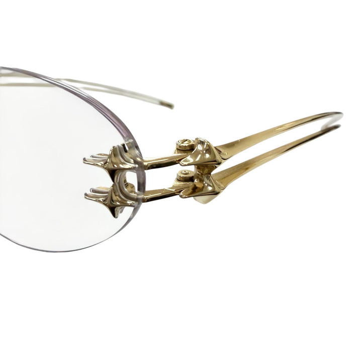 Excellent GENTLE MONSTER Glasses NODE 030 Two point gold