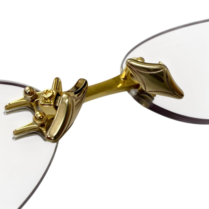 Excellent GENTLE MONSTER Glasses NODE 030 Two point gold