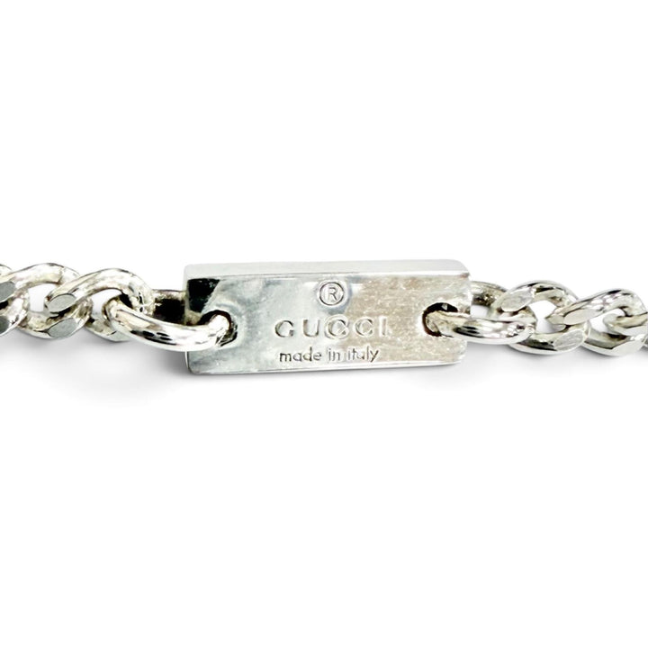 Excellent GUCCI Necklace Double G Pendant Necklace Current product AG925 814914