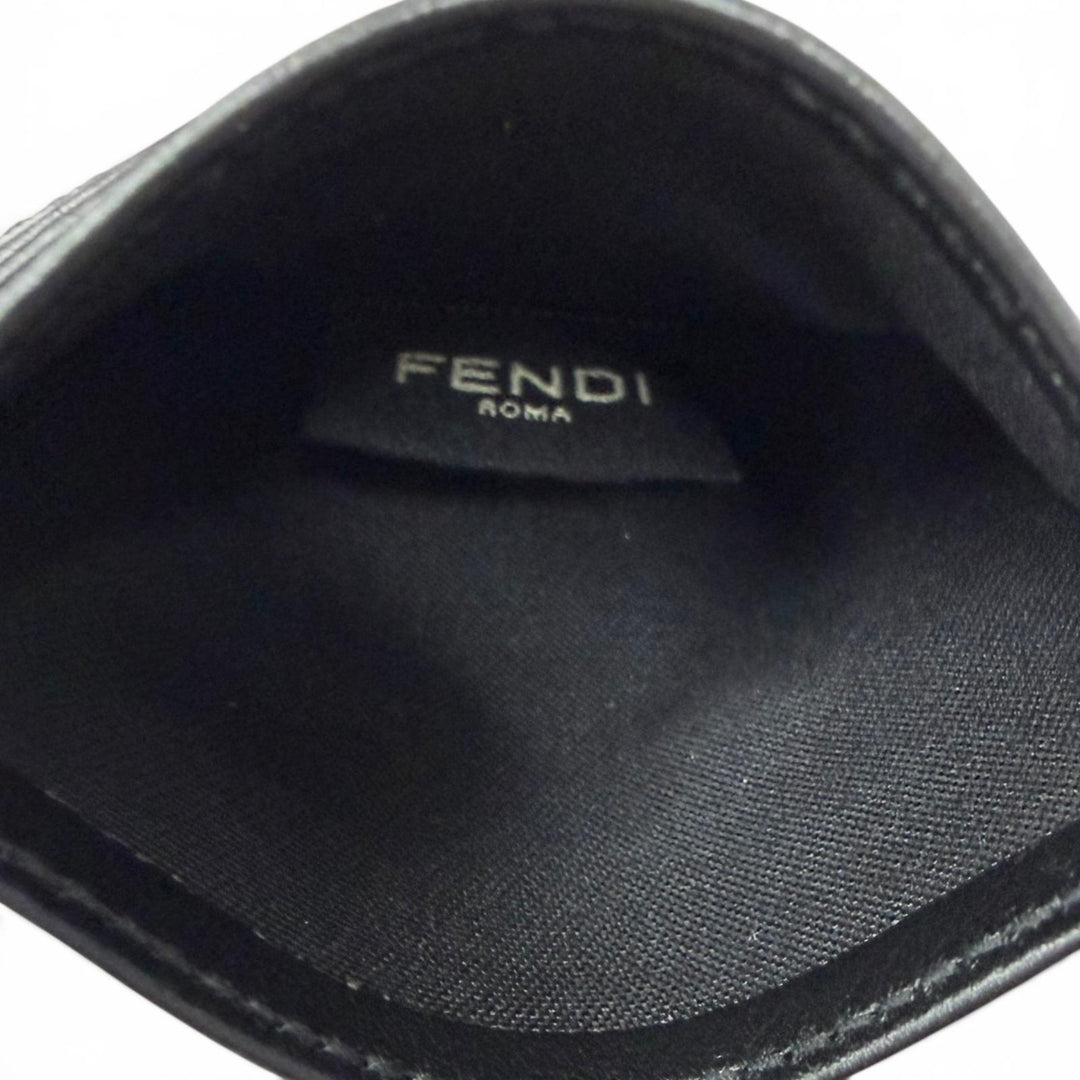 Pristine FENDI VERSACE Card Case FENDACE ZUCCA Baroque Pattern