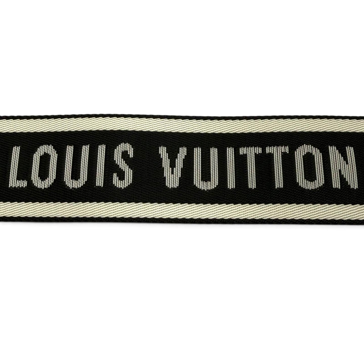 Excellent LOUIS VUITTON Shoulder strap black fabric mens J02496