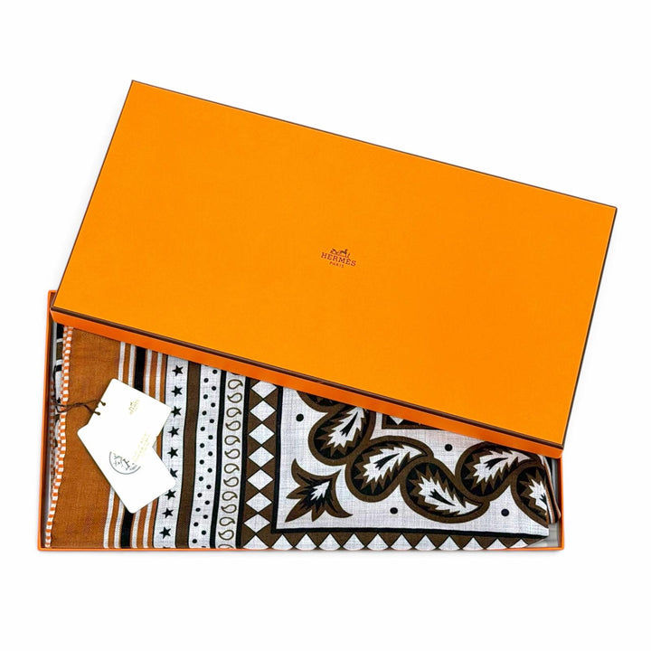 Pristine HERMES LES ROUES DE PHAETON Carre Géant Carre 140 H244170S08