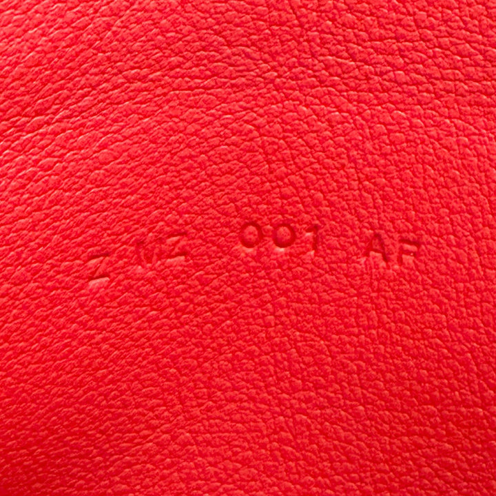 Pristine HERMES Pouch Carry Pocket Long Rainbow Love Vaux Swift Leather Women