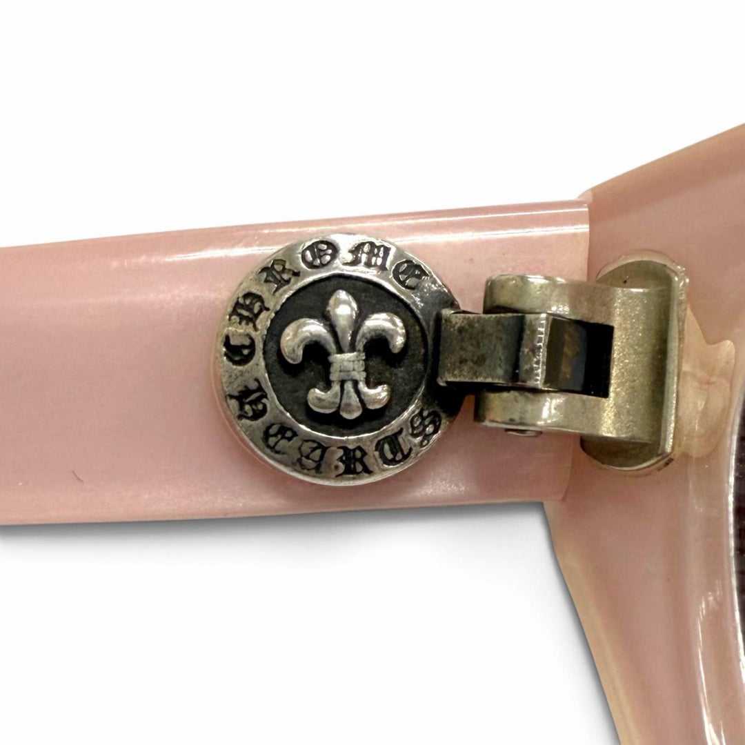 Excellent CHROME HEARTS Glasses EDITH Dark brown 925 Women