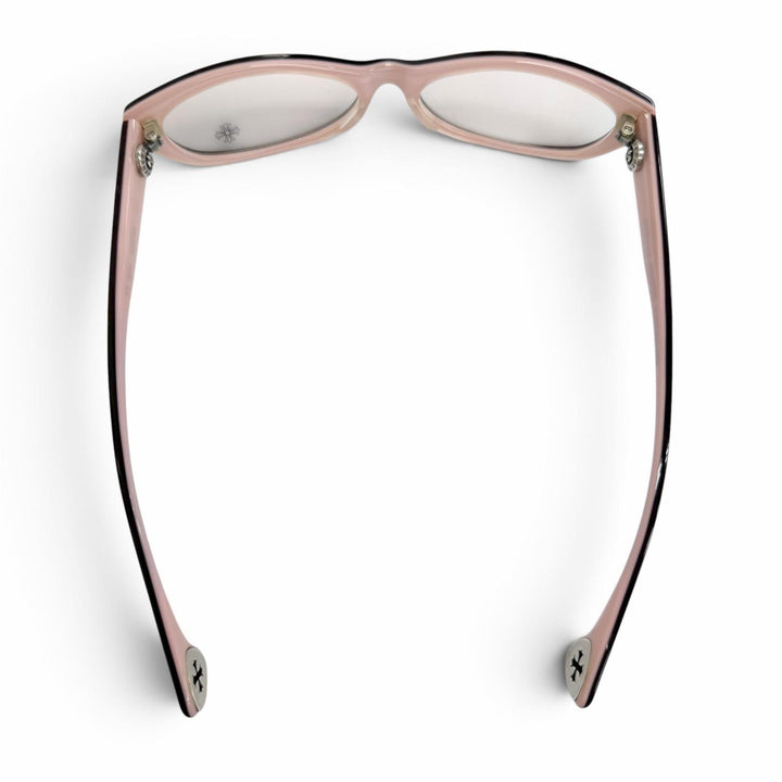 Excellent CHROME HEARTS Glasses EDITH Dark brown 925 Women