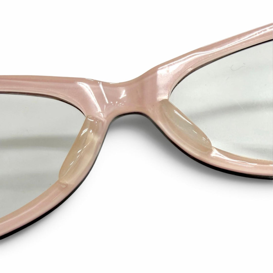 Excellent CHROME HEARTS Glasses EDITH Dark brown 925 Women