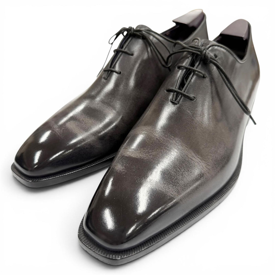 Excellent Berluti Leather shoes Alessandro Demeure, Oxford Calfskin Leather 6