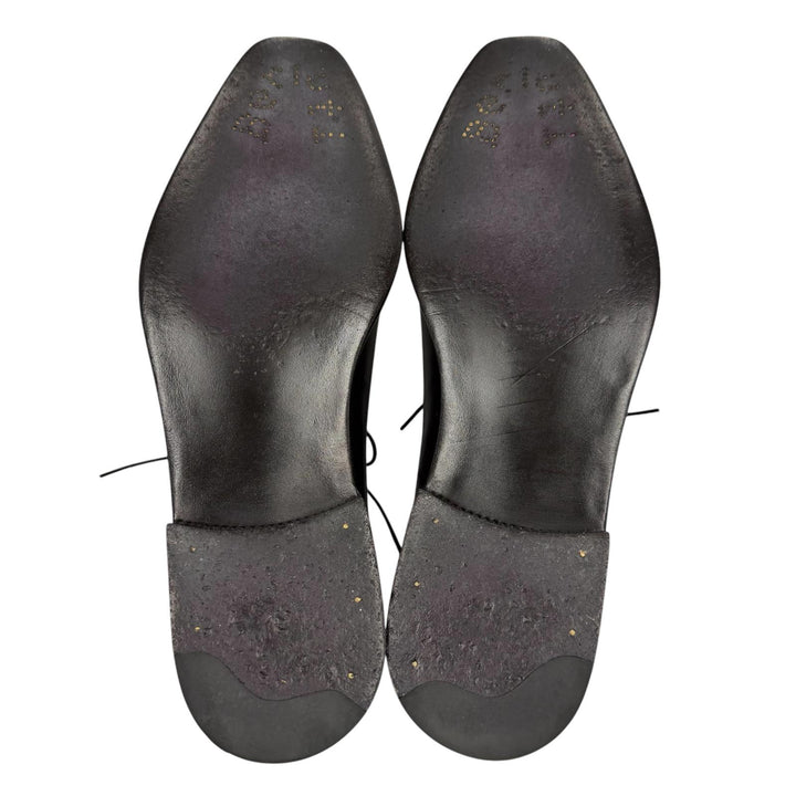Excellent Berluti Leather shoes Alessandro Demeure, Oxford Calfskin Leather 6