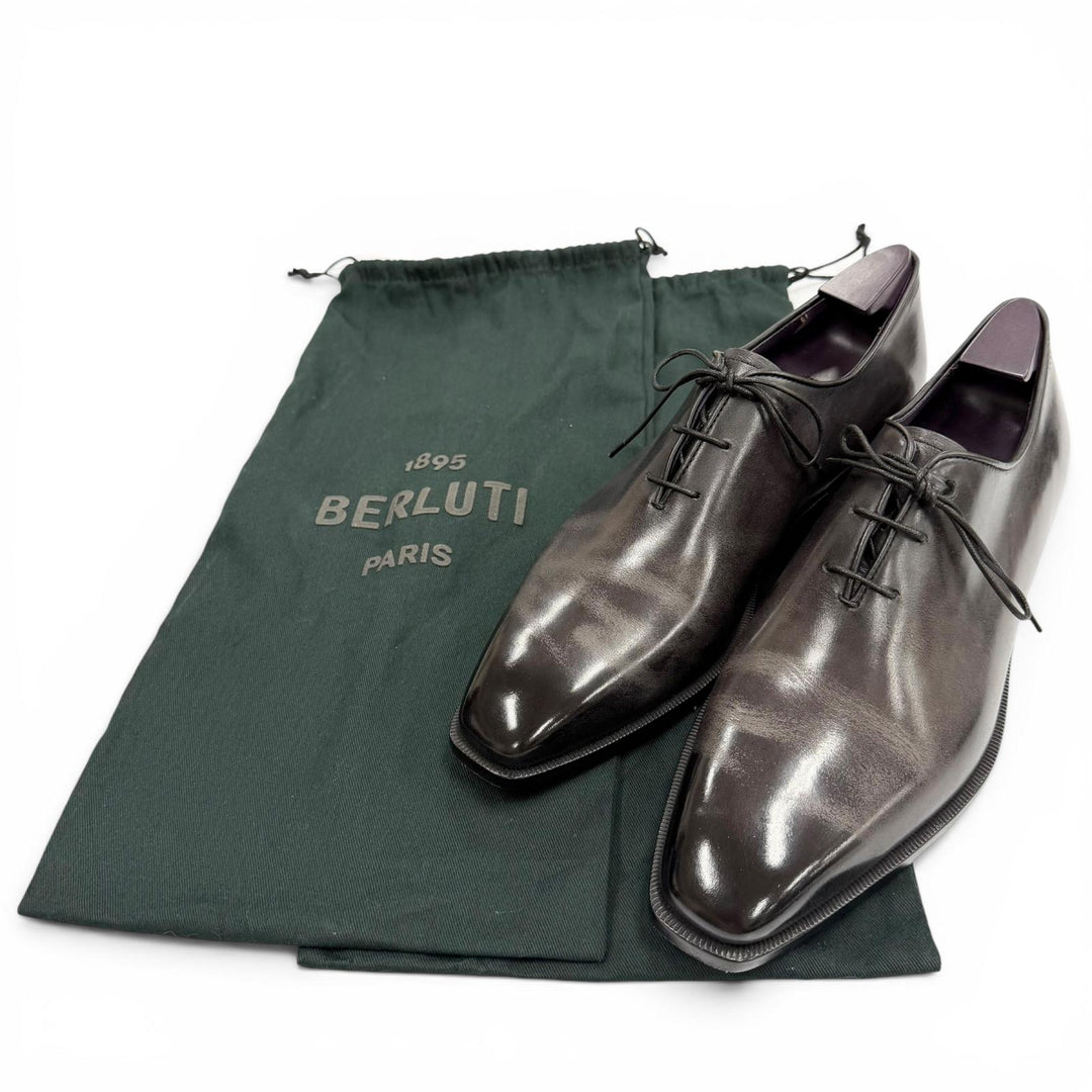 Excellent Berluti Leather shoes Alessandro Demeure, Oxford Calfskin Leather 6