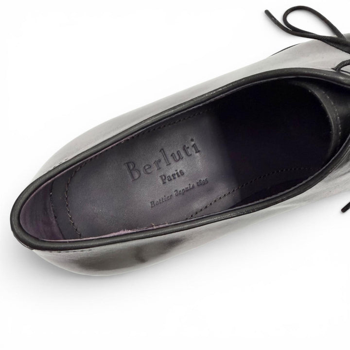 Excellent Berluti Leather shoes Alessandro Demeure, Oxford Calfskin Leather 6