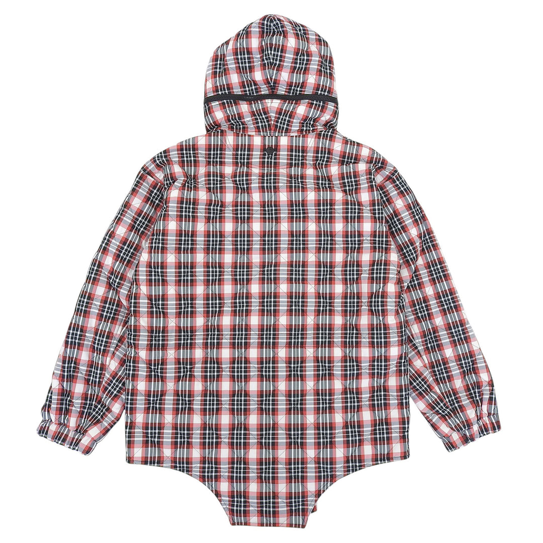 Pristine BURBERRY Jacket Padded tartan nylon twill quilting Multi S 4565605