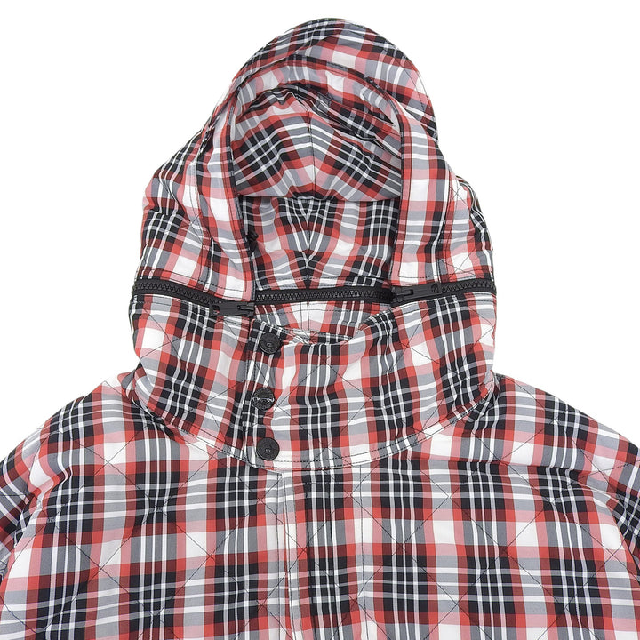 Pristine BURBERRY Jacket Padded tartan nylon twill quilting Multi S 4565605