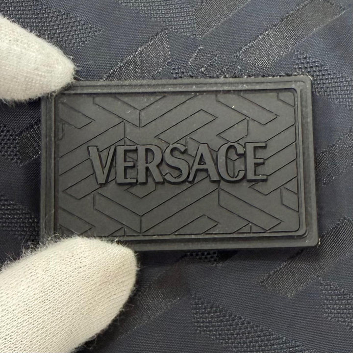 Great VERSACE Bomber jacket Greca logo all-over print padded jacket
