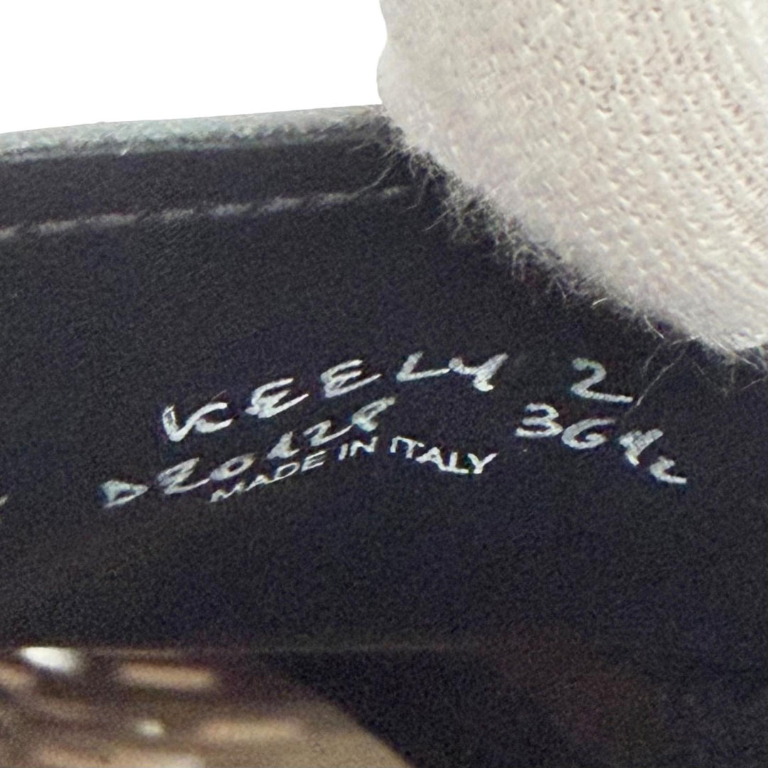 Excellent CHURCH'S Leather shoes KEELY2 Wingtip medallion espadrilles black 36.5