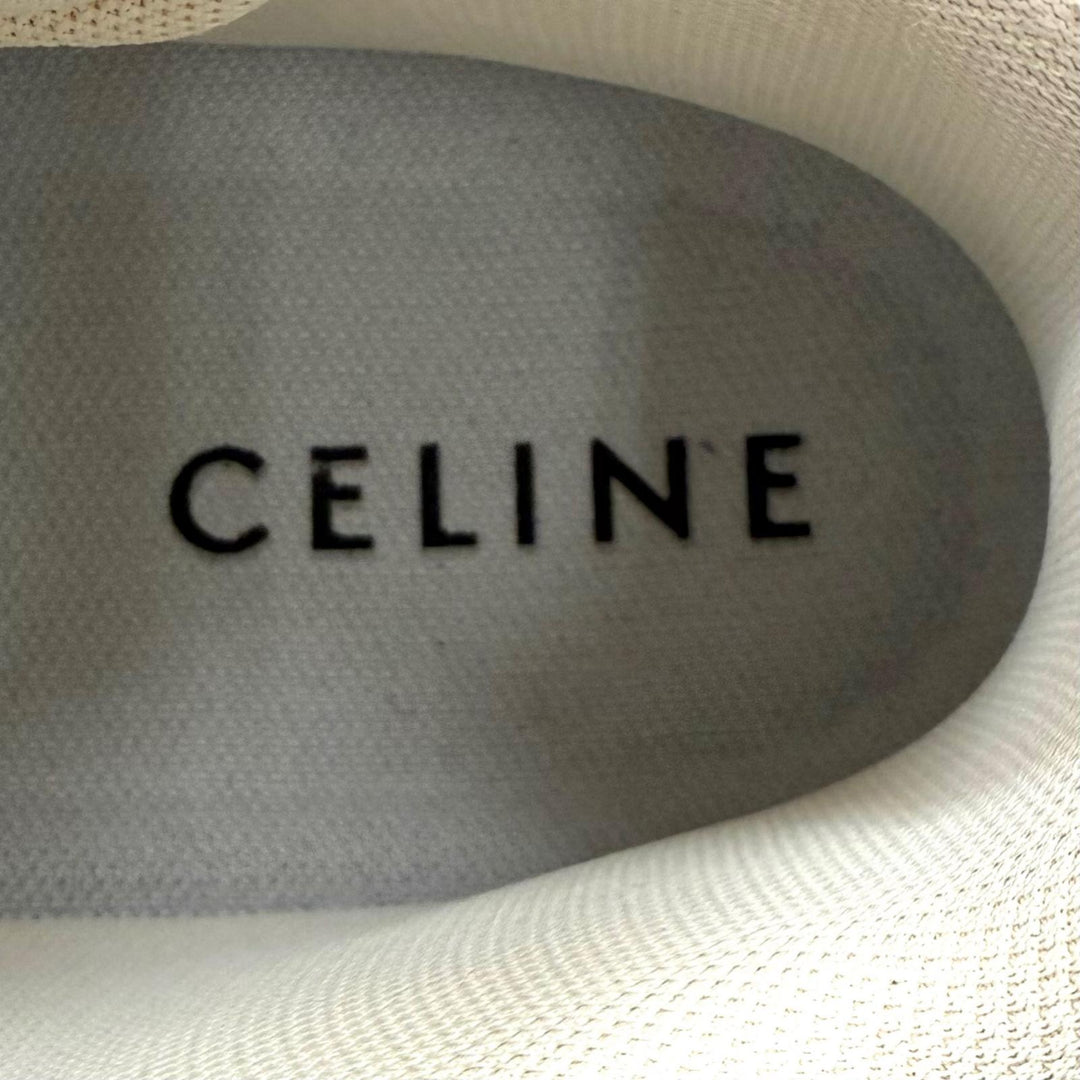 Great CELINE sneakers CT-02 Logo design, Velcro strap leather leather 37