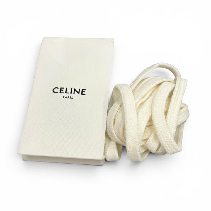 Great CELINE sneakers CT-02 Logo design, Velcro strap leather leather 37