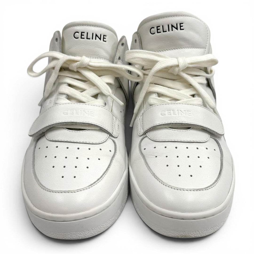 Great CELINE sneakers CT-02 Logo design, Velcro strap leather leather 37