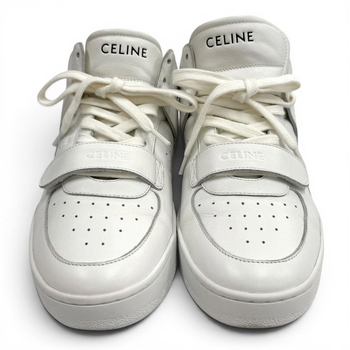 Great CELINE sneakers CT-02 Logo design, Velcro strap leather leather 37