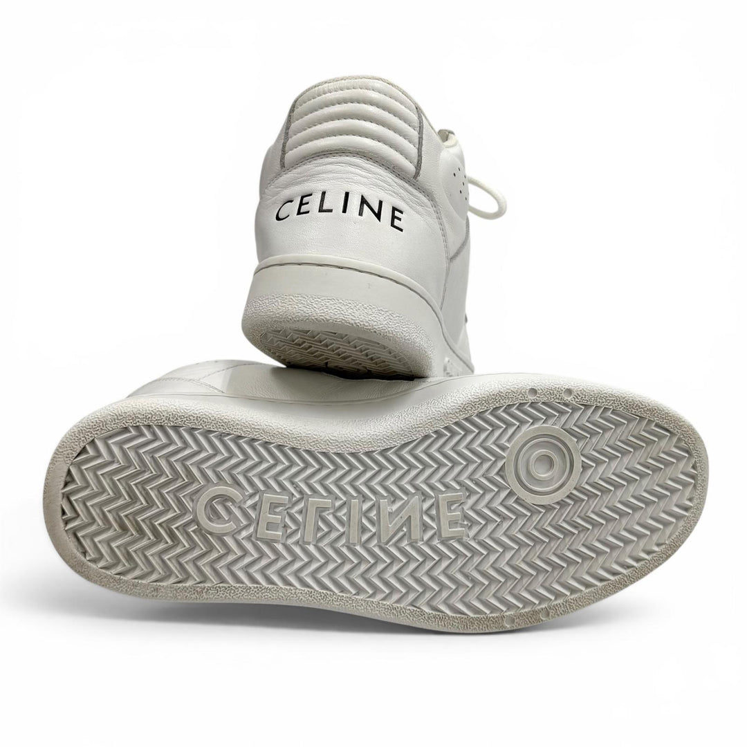 Great CELINE sneakers CT-02 Logo design, Velcro strap leather leather 37