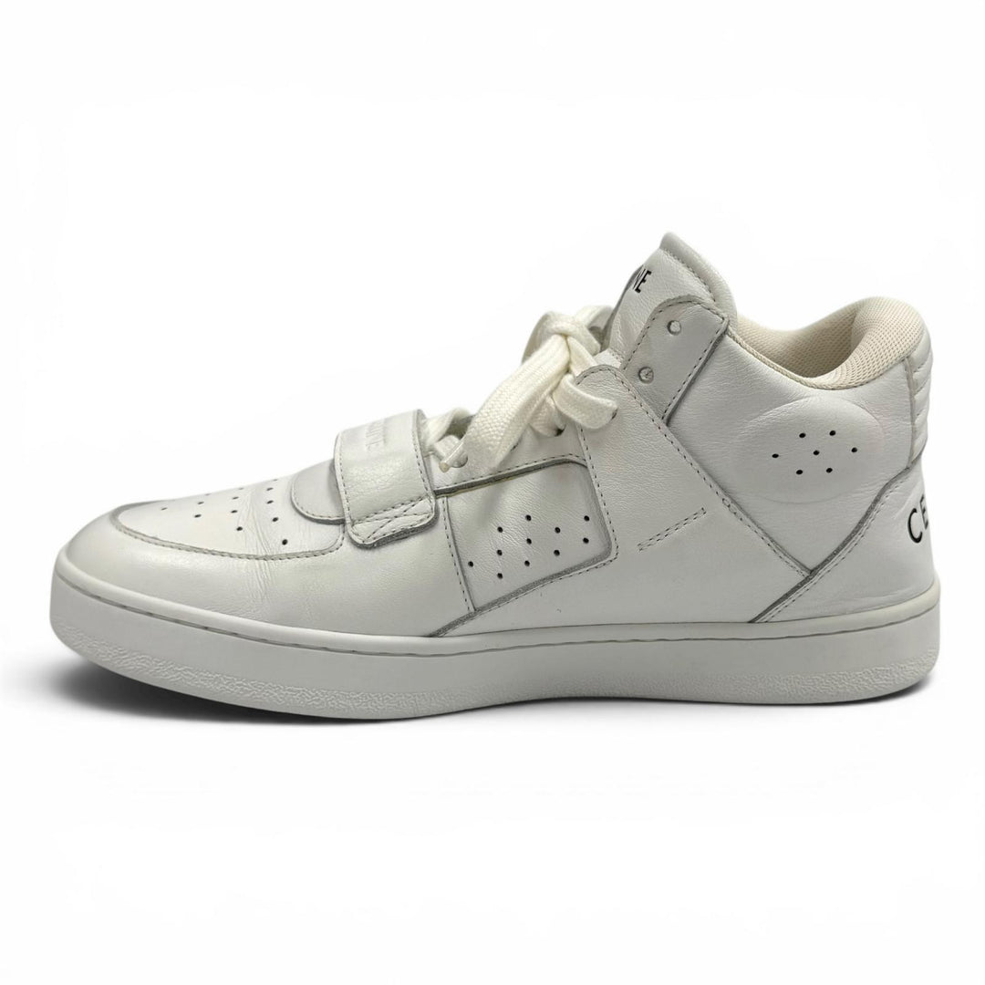 Great CELINE sneakers CT-02 Logo design, Velcro strap leather leather 37