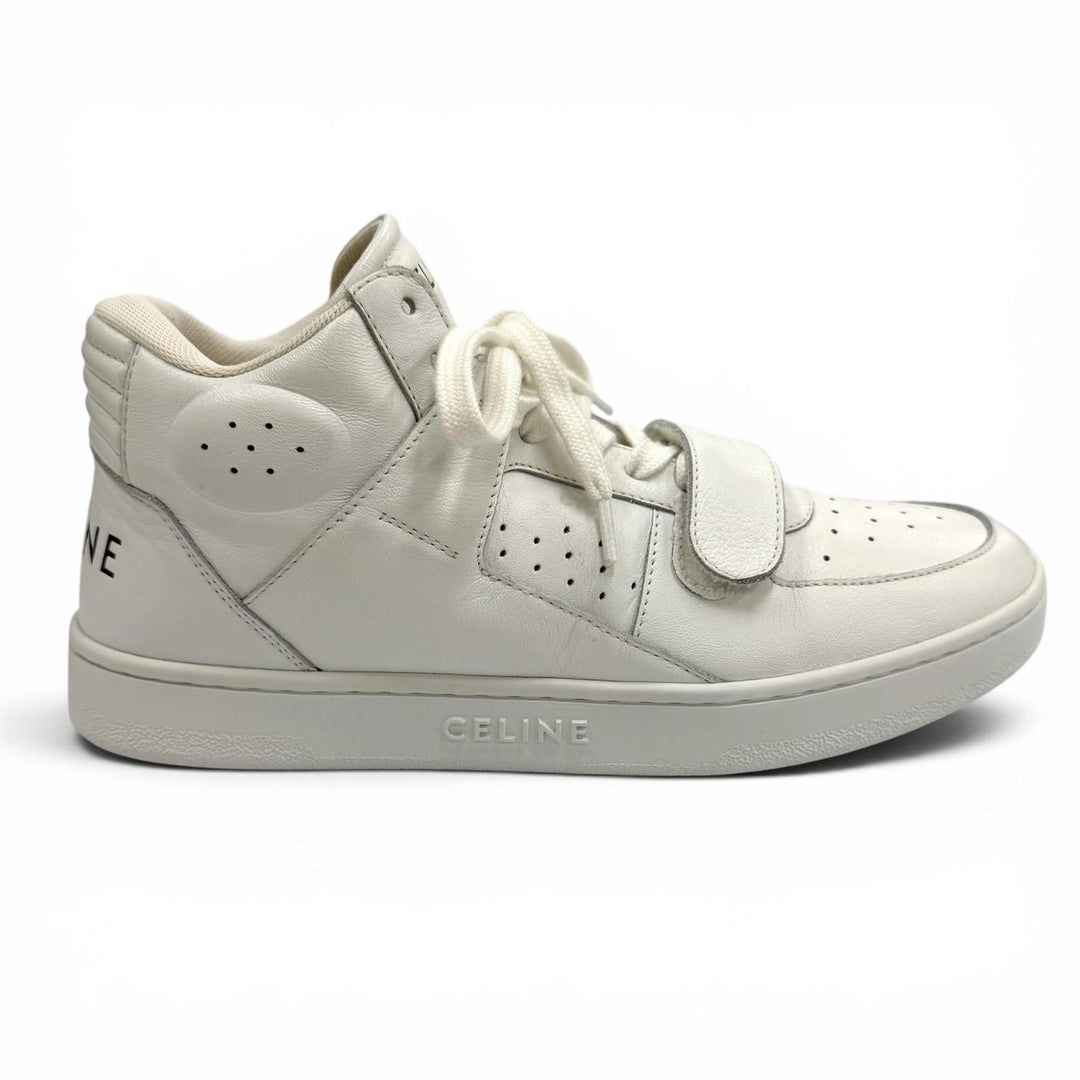 Great CELINE sneakers CT-02 Logo design, Velcro strap leather leather 37