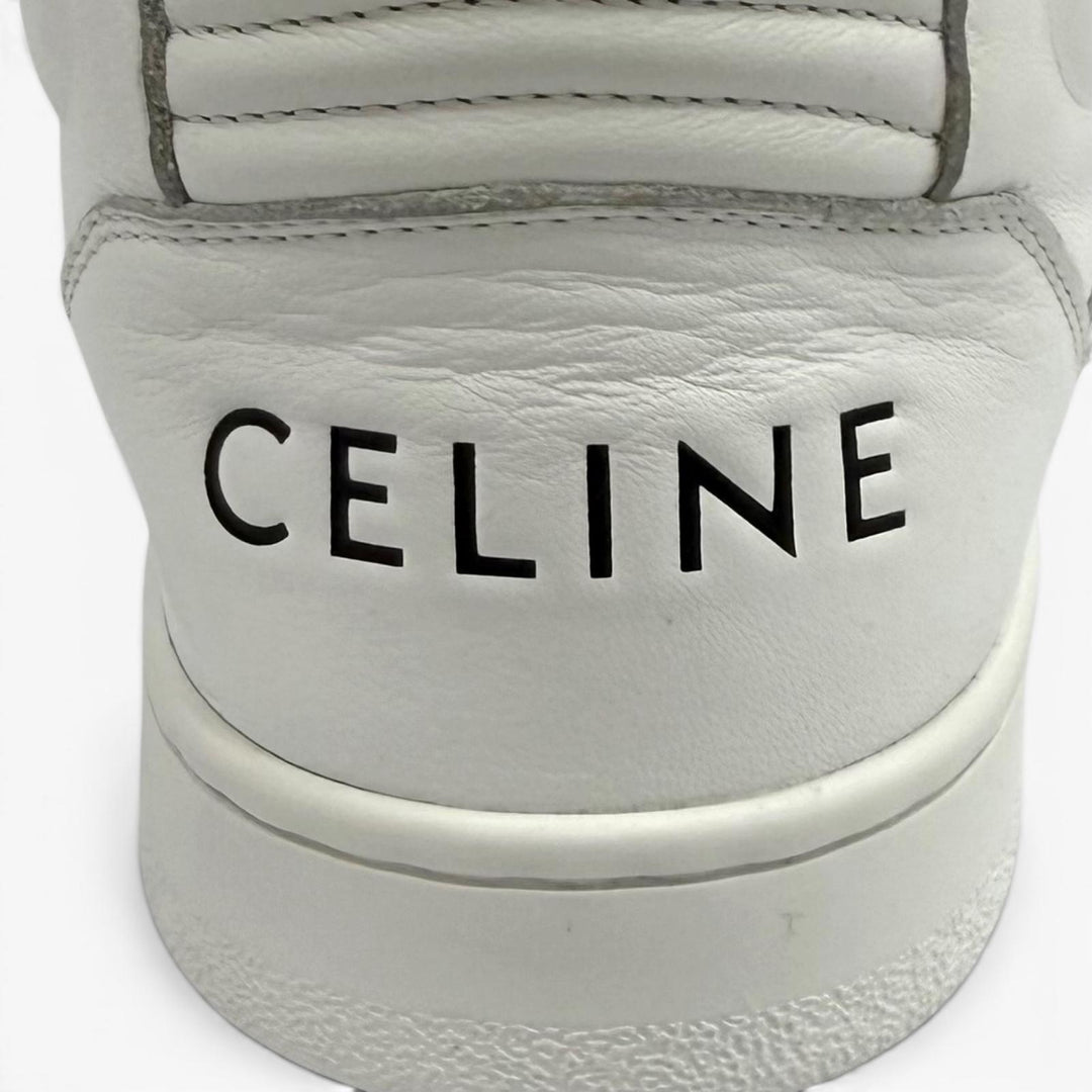 Great CELINE sneakers CT-02 Logo design, Velcro strap leather leather 37