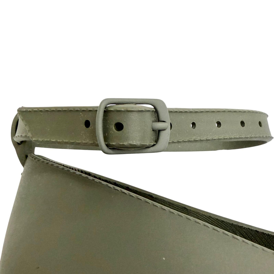 Great Maison Margiela 22 pumps TABI Ankle strap rain shoes khaki 35 S58WL0222