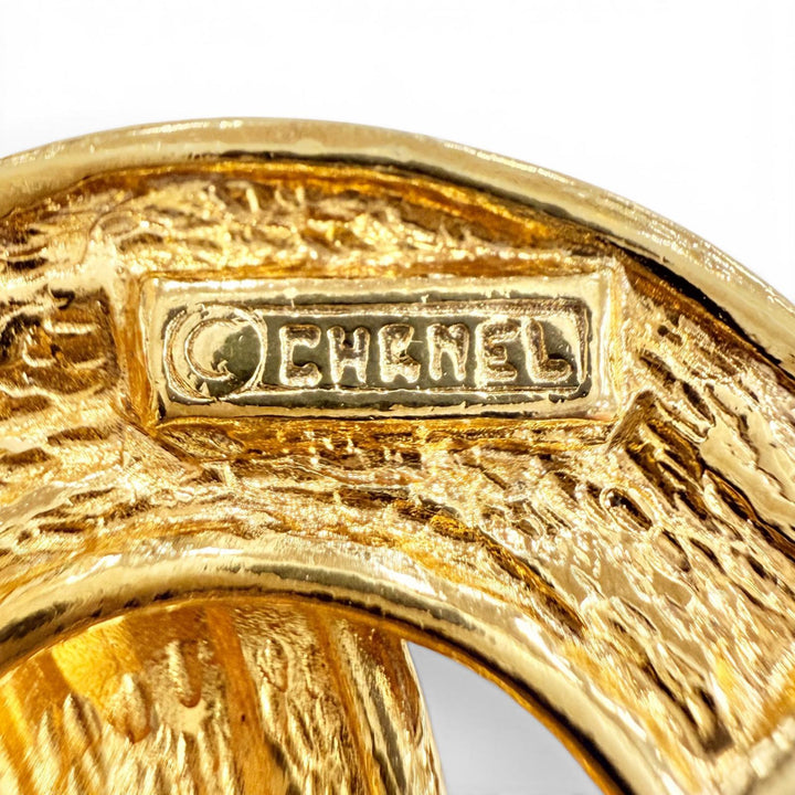 Great CHANEL belt 6051 COCO Mark Matelassé Chain Belt gold Women