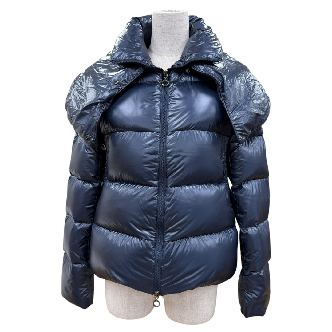 Great TATRAS Down jacket LENA Hooded Logo Zip-Up Jacket Navy Women LTK20A4217