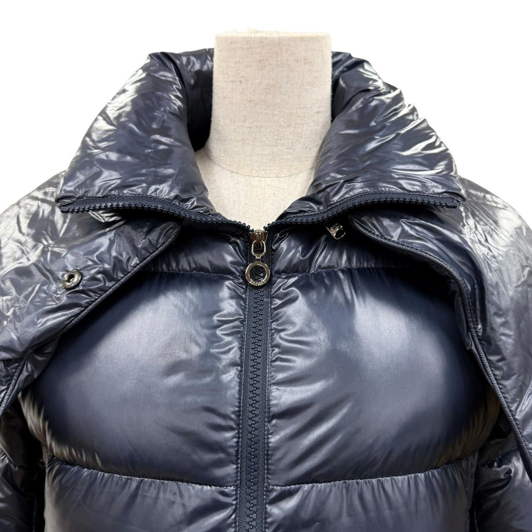 Great TATRAS Down jacket LENA Hooded Logo Zip-Up Jacket Navy Women LTK20A4217