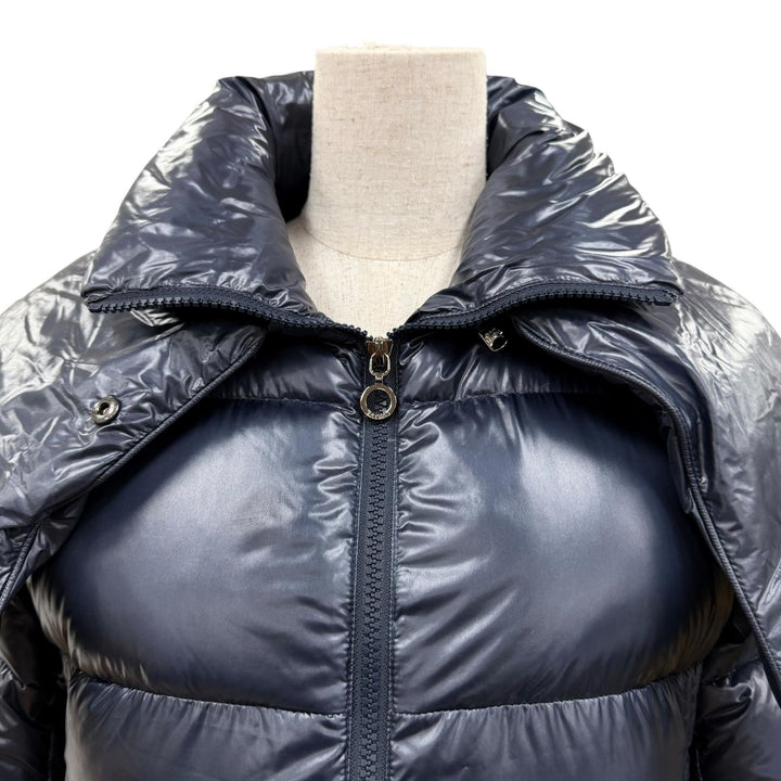 Great TATRAS Down jacket LENA Hooded Logo Zip-Up Jacket Navy Women LTK20A4217