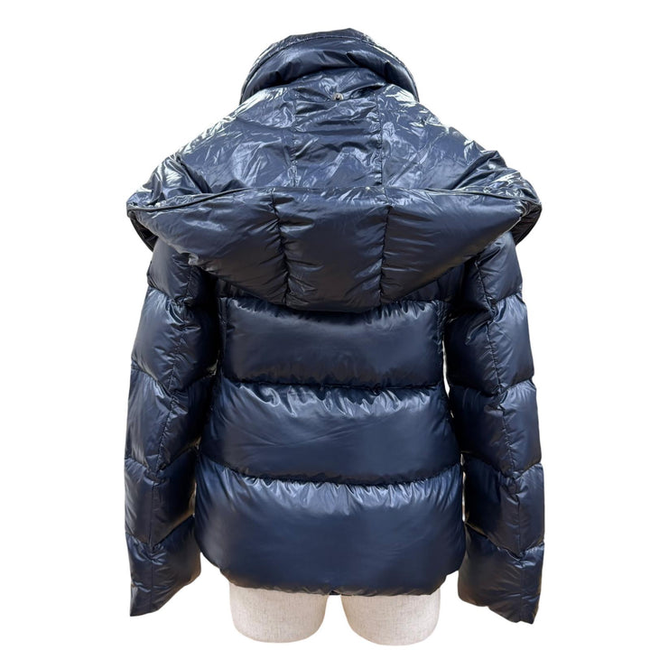 Great TATRAS Down jacket LENA Hooded Logo Zip-Up Jacket Navy Women LTK20A4217