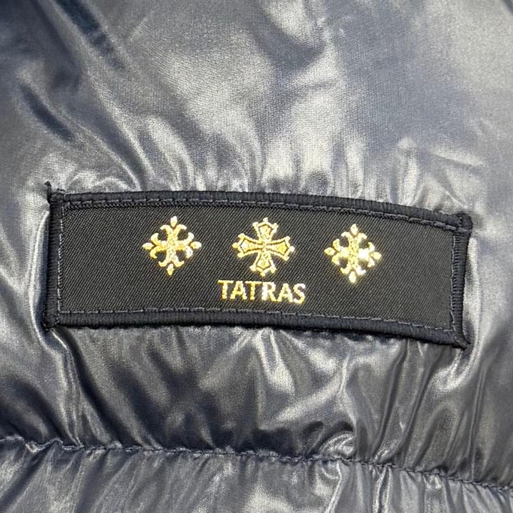 Great TATRAS Down jacket LENA Hooded Logo Zip-Up Jacket Navy Women LTK20A4217