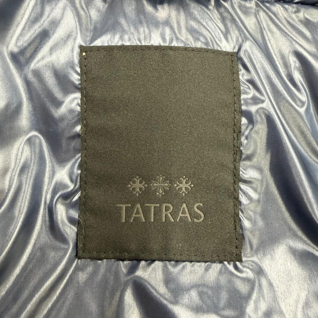 Great TATRAS Down jacket LENA Hooded Logo Zip-Up Jacket Navy Women LTK20A4217