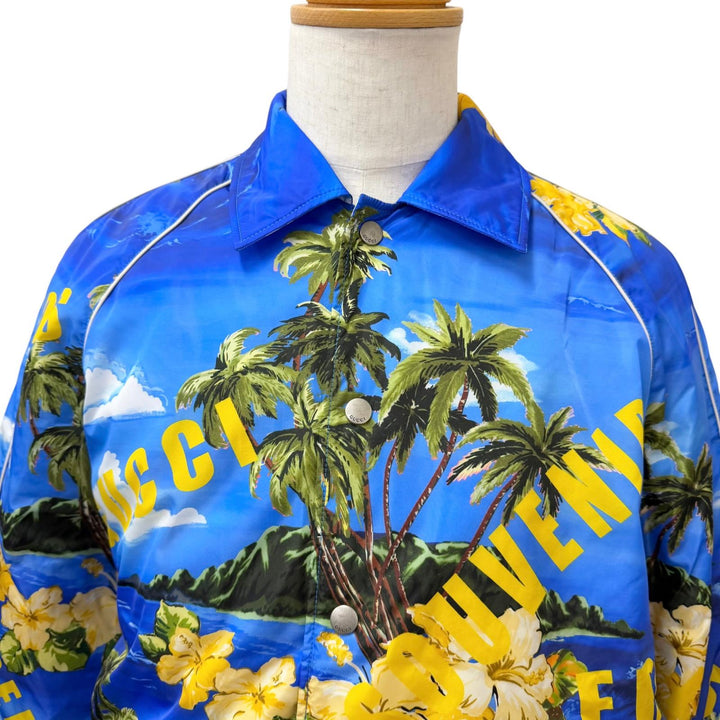Excellent GUCCI Blouson Souvenir from Los Angeles Printed Nylon Jacket