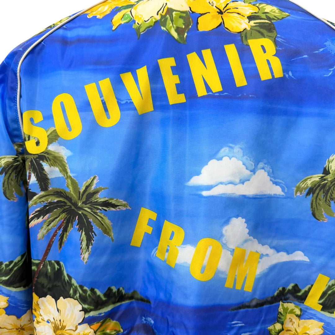 Excellent GUCCI Blouson Souvenir from Los Angeles Printed Nylon Jacket