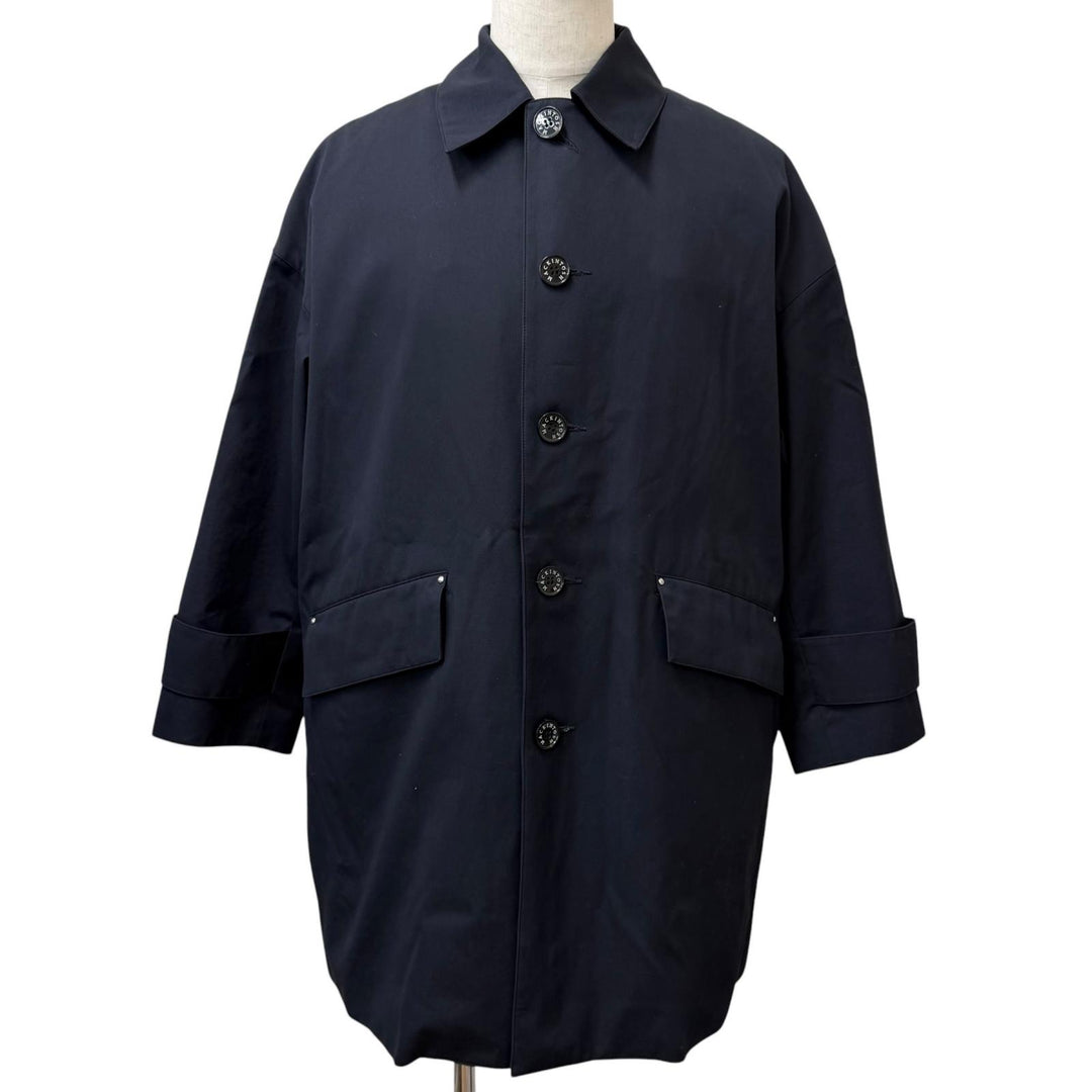 Excellent Mackintosh coat HUMBIE GTS VENTILE With liner Navy cotton