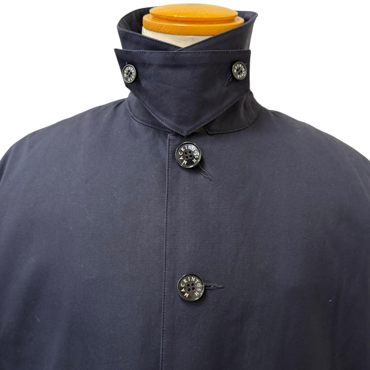 Excellent Mackintosh coat HUMBIE GTS VENTILE With liner Navy cotton