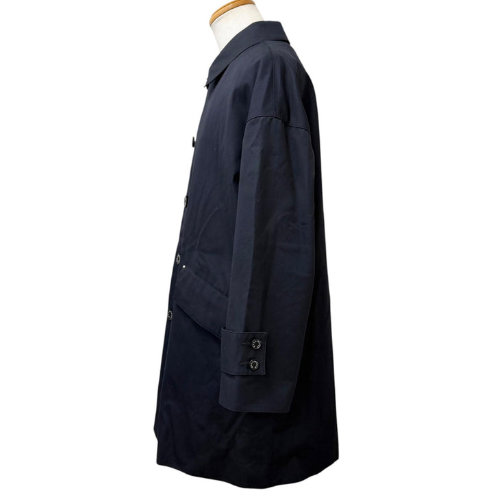 Excellent Mackintosh coat HUMBIE GTS VENTILE With liner Navy cotton