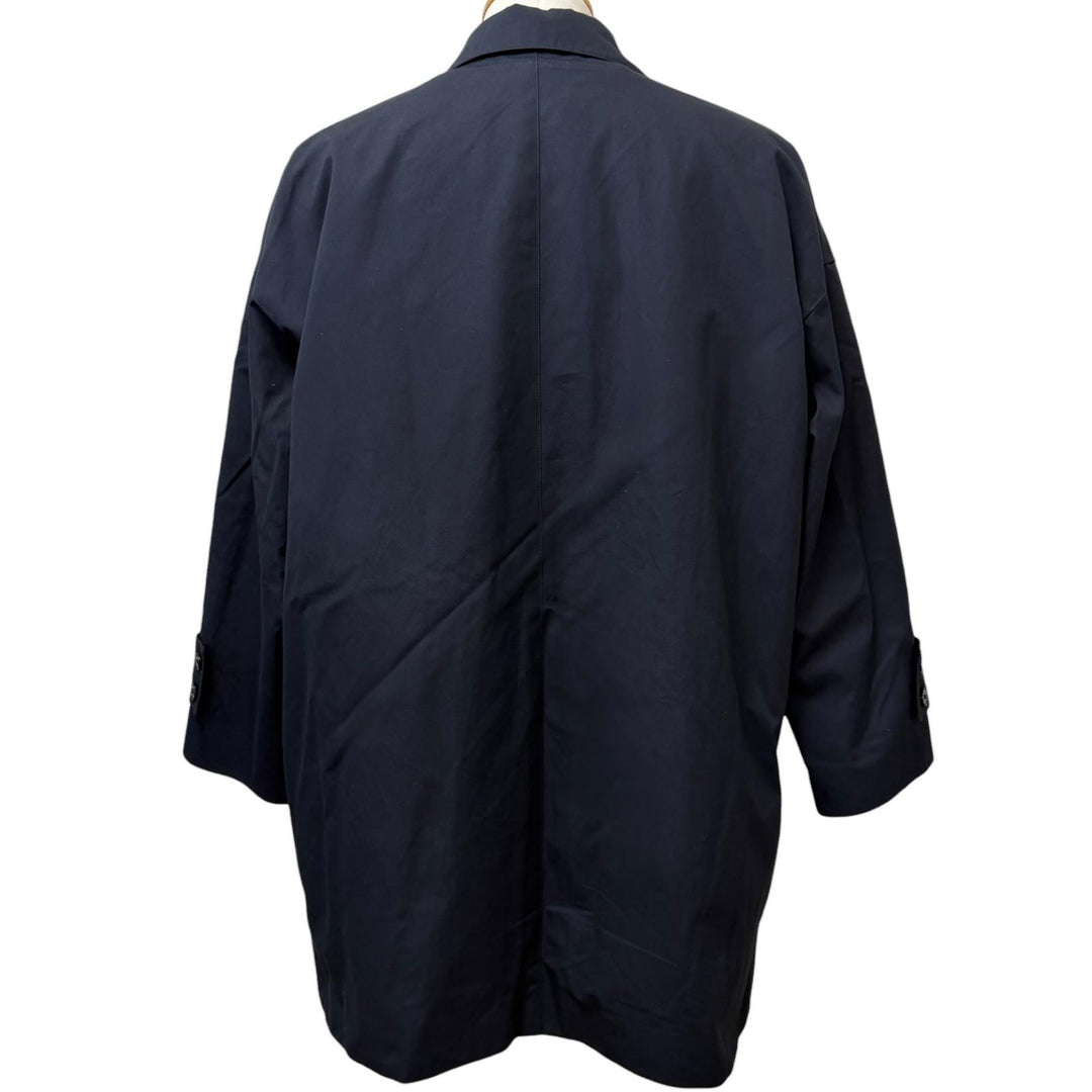 Excellent Mackintosh coat HUMBIE GTS VENTILE With liner Navy cotton