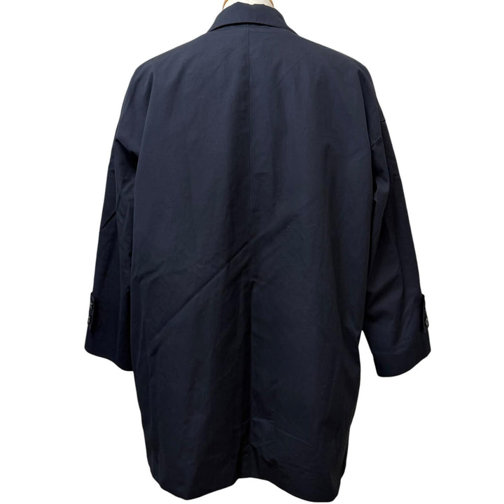 Excellent Mackintosh coat HUMBIE GTS VENTILE With liner Navy cotton