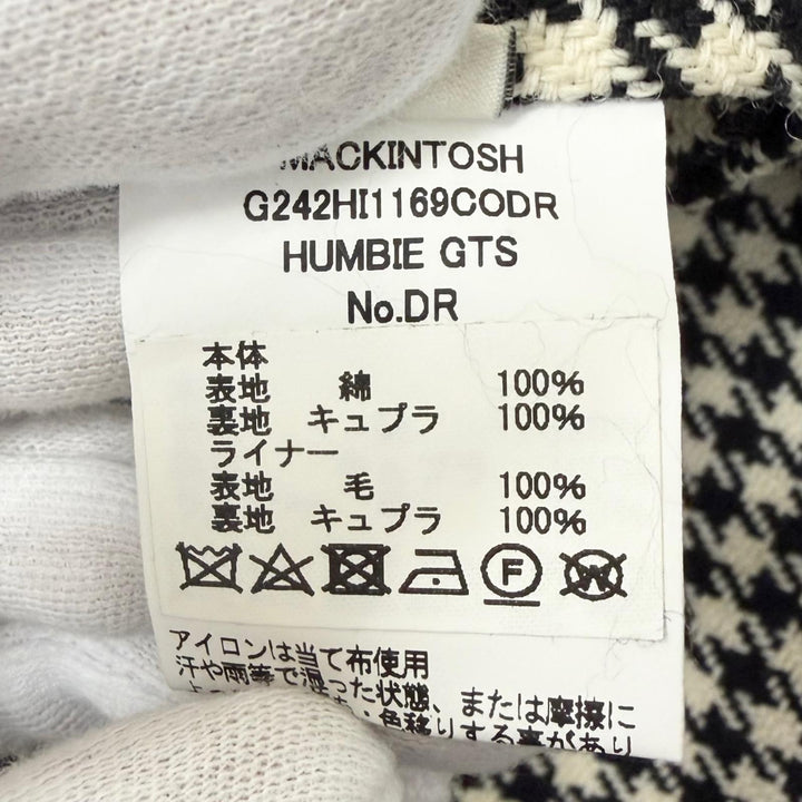 Excellent Mackintosh coat HUMBIE GTS VENTILE With liner Navy cotton