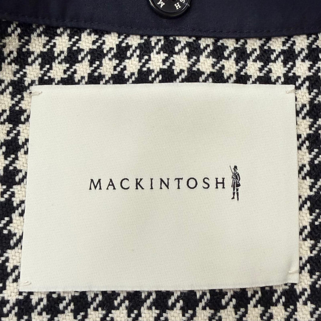 Excellent Mackintosh coat HUMBIE GTS VENTILE With liner Navy cotton