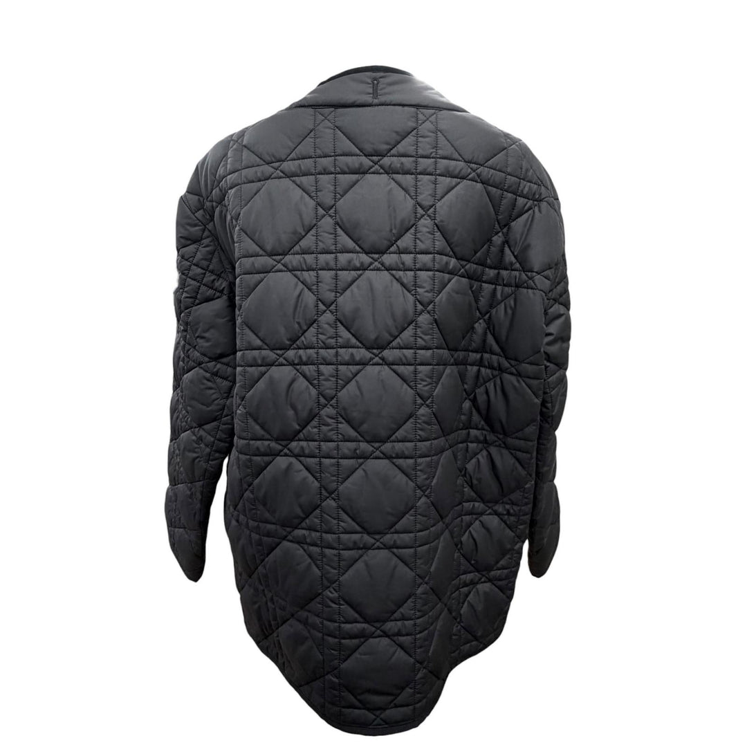 Excellent Christian Dior Jacket Macrocannage Collarless Quilted 38 157C26A2827
