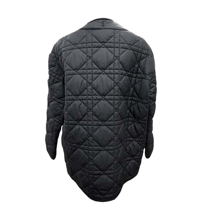 Excellent Christian Dior Jacket Macrocannage Collarless Quilted 38 157C26A2827