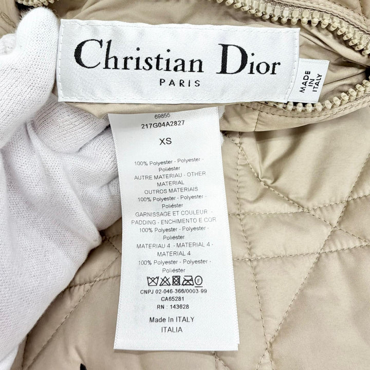 Excellent Christian Dior Best Macro Cannage Boa Reversible beige XS 217G04A2827