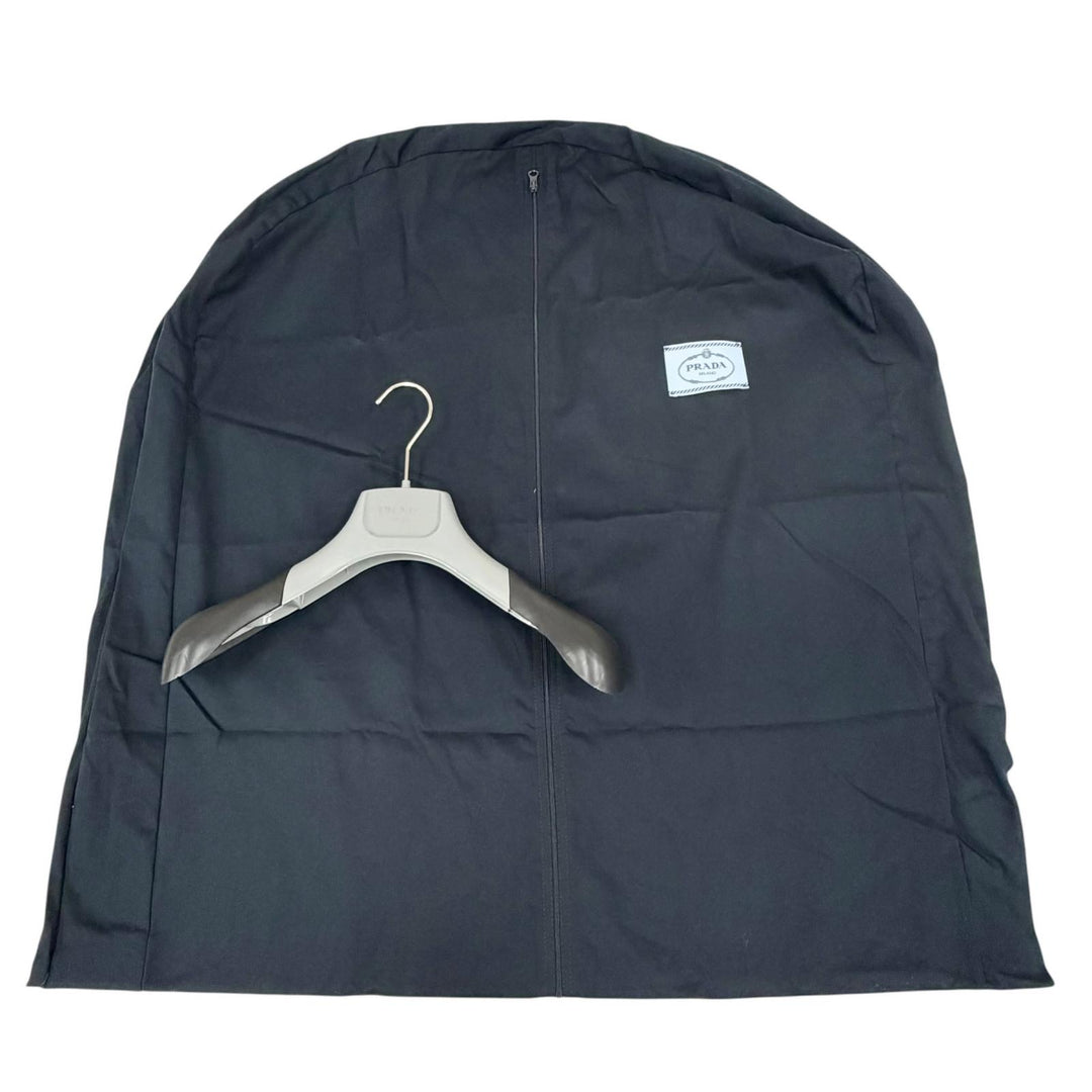 Excellent PRADA Down jacket Triangle velvet cropped 2-way down vest 36 291805