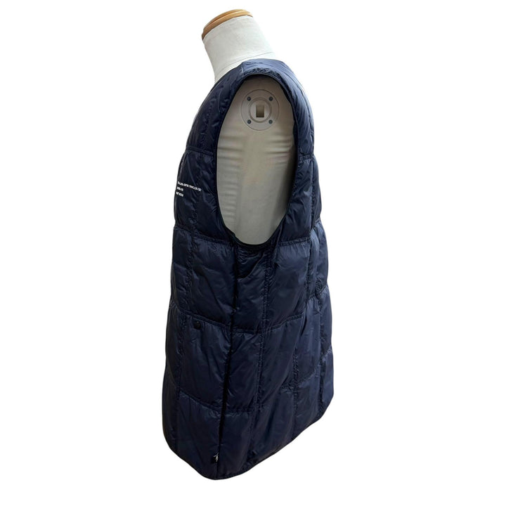 Pristine MONCLER GENIUS 7 Down vest VAILE GILET Vest with logo patch Navy mens 4