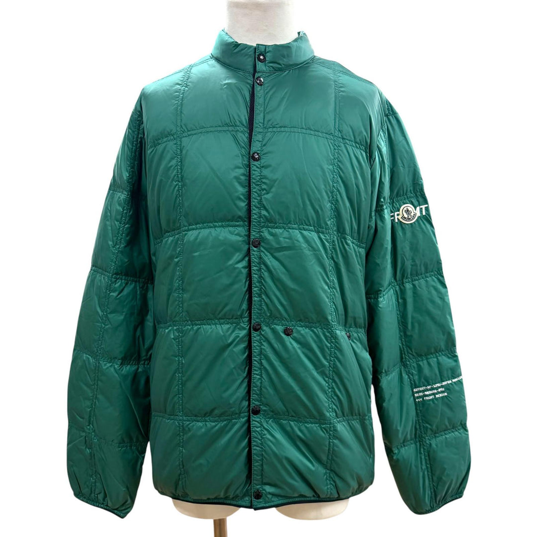 Pristine MONCLER GENIUS 7 Down jacket JAYEL With logo emblem green Nylon mens 3